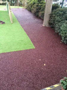 Bonded Rubber Mulch Edging
