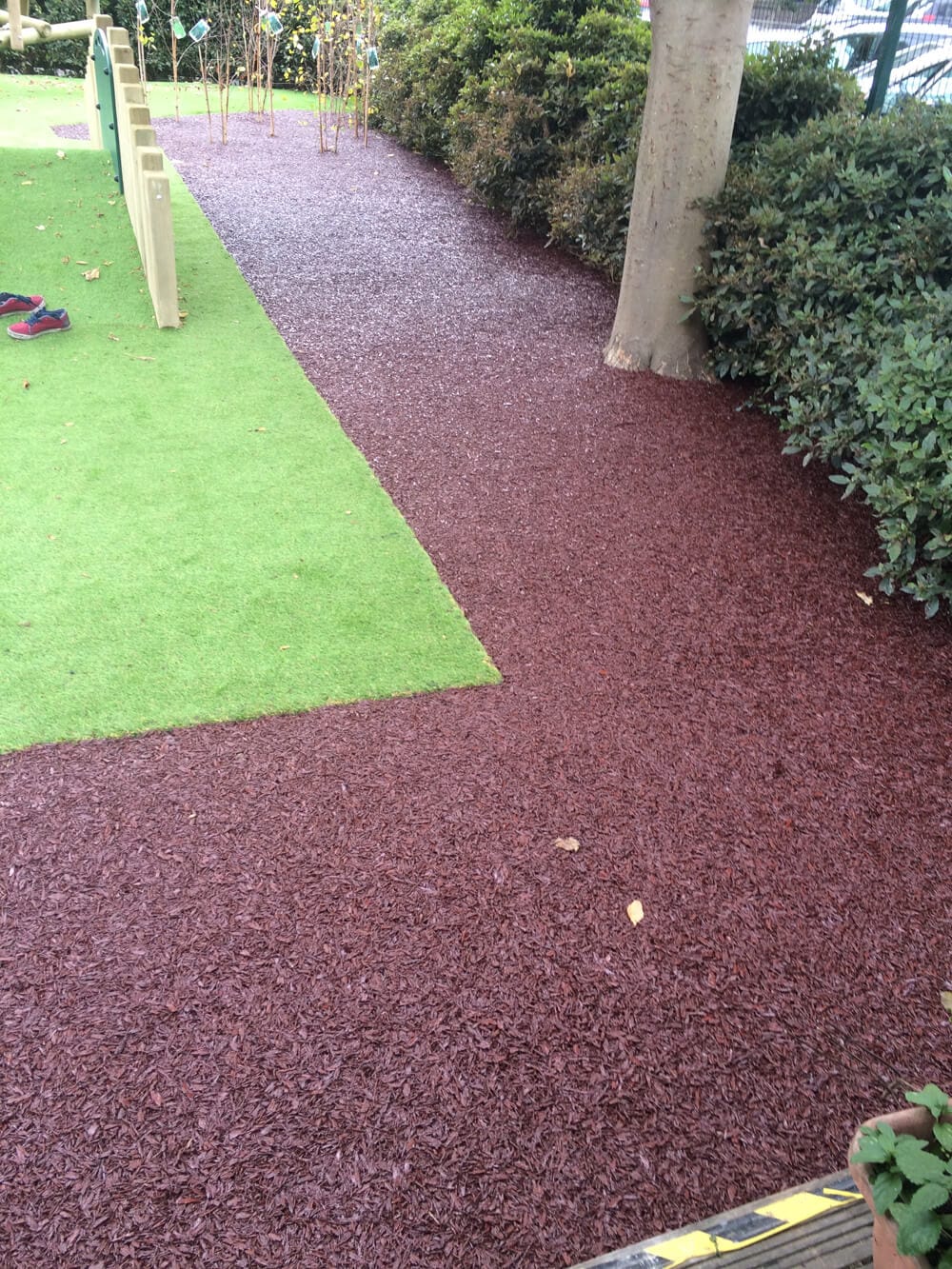 4 Pack Rubber Mulch For Landscaping Garden