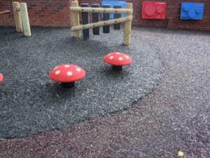 Two Colour Mulch for Primary School