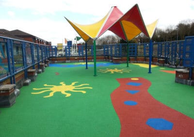Wet Pour Safety Surfacing for Primary School