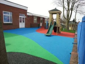 Wet Pour Surfacing for Primary School