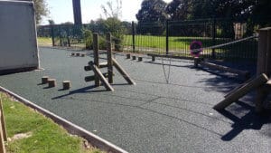 Bonded Rubber Mulch Timber Trail