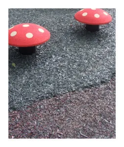 Bonded Rubber Mulch Colours