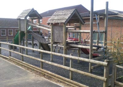 Bonded Rubber Mulch