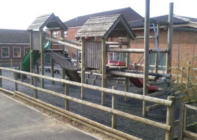 Bonded Rubber Mulch