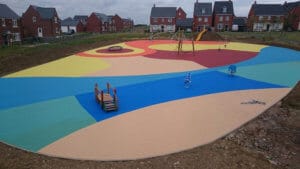 multi colour wet pour
