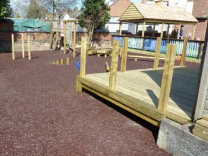 Rubber Mulch School Playground