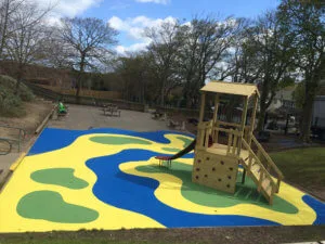 Bright Wet pour playground surfacing