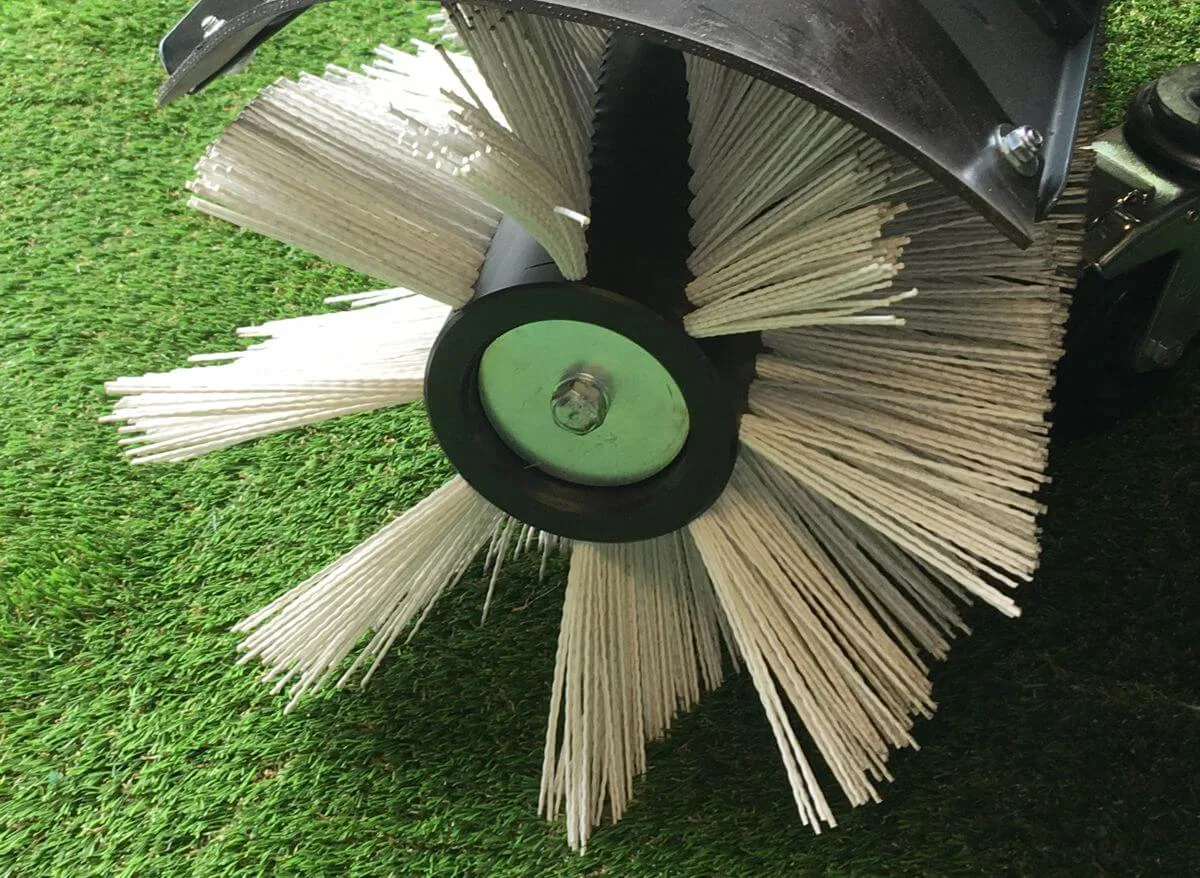 Artificial Grass Brushing
