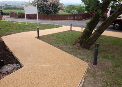 Resin Bound Gravel Path