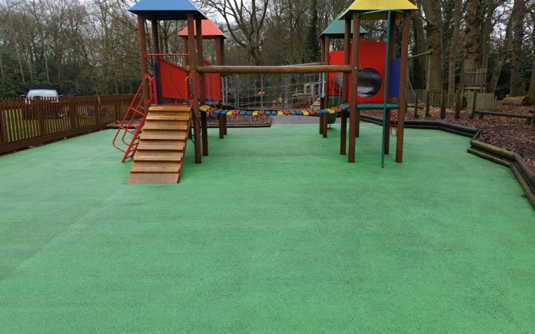 Meath School Wet pour Cleaning Project