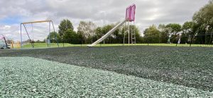 Bonded Rubber Mulch for playgrounds
