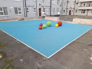 Teats Hill Flats Plymouth Wet Pour and Spheres