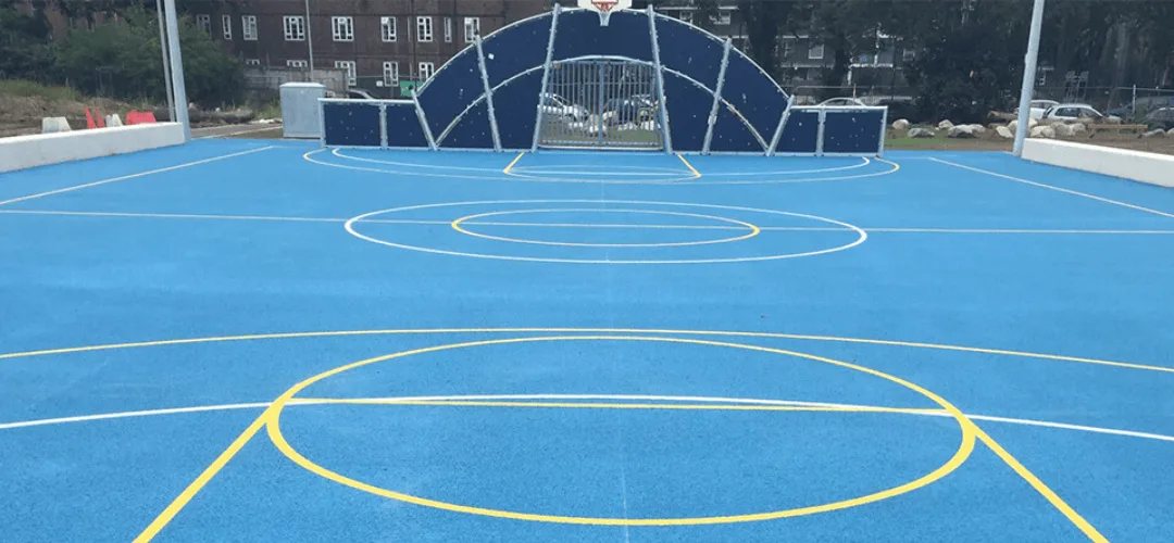 polymeric sports surface